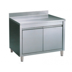 Meuble bas inox adossé...