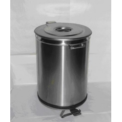 Poubelle inox à pédale 100...