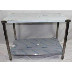 Table centrale inox soudée...