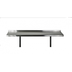 Etagère murale inox pleine...