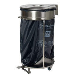 Porte sac poubelle Inox